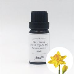 Aster Aroma 3% Narcissus Absolute (Narcissus poeticus) in Organic Jojoba Oil (Simmondsia chinensis) - 10ml CL-030010030