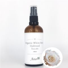 Aster Aroma Organic White Rose Hydrosol (Rosa alba) - 100ml CL-040080100O