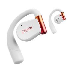 Cleer - ARC 3 Gaming Open True Wireless Bluetooth Earphones [White & Red] CLEER_ARC3GAMING_WH