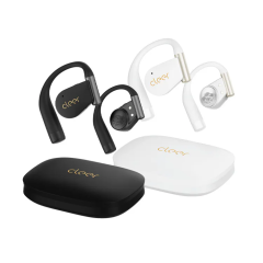 Cleer - ARC 4 Open-Ear True Wireless Bluetooth Earphones (Black/White)