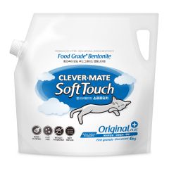 CLEVER-MATE - Soft Touch Original Plus 幼粒礦物貓砂 6kg