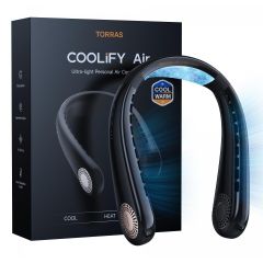 TORRAS - COOLiFY Air Ultra-light Neck Air Conditioner (Black/White) COOLIFY_AIR_ALL