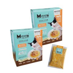 DingDingMeow - Fresh Cat Meal Chicken & Pumpkin (meat chunk) 12 meals x 2 packs (24 meals) (frozen) CP123122