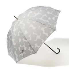 Francfranc - 花卉圖案 長雨傘 58 灰色