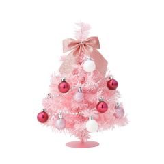 Francfranc - 桌上用聖誕樹套裝 小 粉紅色 CR-1111070034952