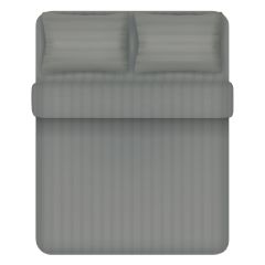 Sinomax - Natural Bamboo Fiber Striped Bedding Set (Grey)(Multi Sizes) CR-15-5512-MO