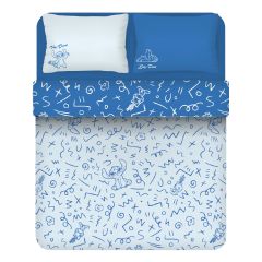 Sinomax Disney Bamboo Bedding Set - Stitich ( Blue ) 4 Bed Sizes CR-15-8002-MO