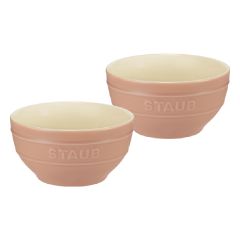 staub Set of 2 Ceramic Bowls 12cm/0.4L (Pink) CR-231023959