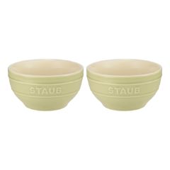staub Set of 2 Ceramic Bowls 12cm/0.4L (Green) CR-231023961