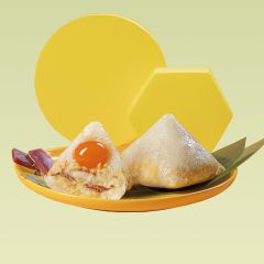 [eVoucher] Hong Kong Wing Wah Cake Shop -Chinese Ham and Salty Pork Rice Dumpling with Yolk (2 PCs) CR-24TNF-WW02-All