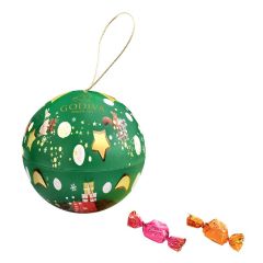 GODIVA - Christmas Ball Novelty with G Cube Chocolate Truffle (3pcs) CR-24XMAS-GD-01