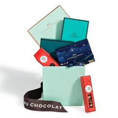 LA MAISON DU CHOCOLAT - 聖誕列車正方禮籃 CR-24XMAS-LM05