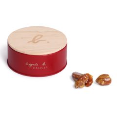 [eVoucher] Agnès b. - Crispy nuts in wooden tin CR-25CNY-AB-02