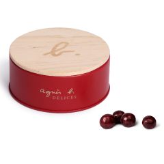 [eVoucher] Agnès b. - Milk Chocolate coated crispy cereals in wooden tin CR-25CNY-AB-03