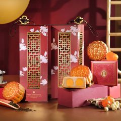 [eVoucher] InterContinental Grand Stanford Hong Kong Hoi King Heen -Low Sugar White Lotus Seed Paste with Double Egg Yolks Mooncakes CR-25MAF-IGSHK04