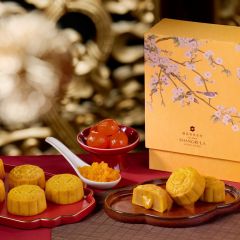 [電子換領券]港島香格里拉大酒店 - 夏宮特級流心奶黃月餅（八件裝） CR-25MAF-ISL03