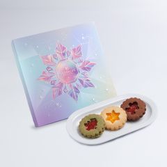 [電子換領券] 龍島 - 晶瑩冰雪果醬曲奇禮盒 (12件裝) CR-25XMAS-LUC02