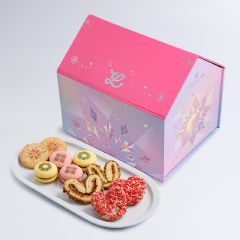 [電子換領券] 龍島 - 冰雪幻影千層酥及曲奇禮盒 (20件裝) CR-25XMAS-LUC04