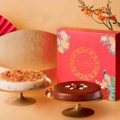 [電子換領券]富麗敦海洋公園酒店 - 新年雙拼糕點禮盒 (「玉」臘味蘿蔔糕 ( 1公斤 ) + 傳統椰汁年糕(1公斤)) CR-26CNY-FOP05