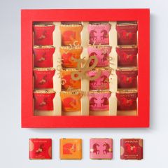 [電子換領券] 龍島 - 駿耀豐年片裝黑朱古力禮盒 (16件裝) CR-26CNY-LUC04