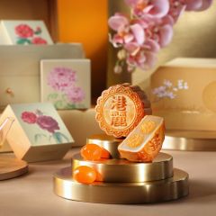[eVoucher] Conrad Hong Kong - White Lotus Seed Paste with Double Egg Yolk Mooncakes (4 pcs) CR-26MAF-COR04