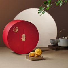 [電子換領券] 香港麗思卡爾頓酒店 - 「映。月」迷你低糖流心奶黃月餅禮盒 (八個裝) CR-26MAF-RCHK-01