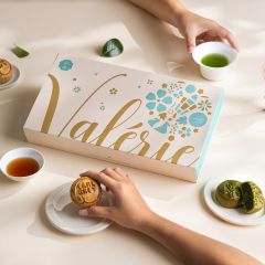 [電子換領券] Valérie - 流心茶系八件裝禮盒 - 流心宇治抹茶及流心伯爵茶月餅