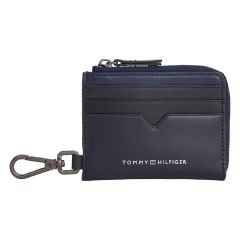 Tommy Hilfiger Modern Leather Card Holder and Zip Case (Navy) (AM110010GY) CR-AM110010GY