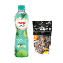 [電子換領券] Big C - Malee 100%椰子水 (350ml)+Mag Mag 還魂梅 186g CR-BC-WCComboSet2