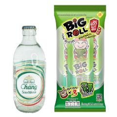 [Evoucher] Big C - Chang Soda Water 325ml Bottle + Tao Kae Noi Grill Big Roll Classic 3 x 2.5g CR-BC-WCComboSet3