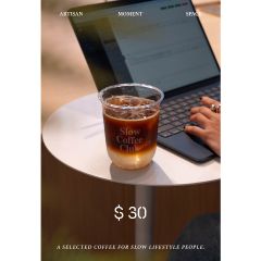 (eVoucher) Esprit SlowCoffeeClub $30 Voucher CR-Coffee-CV30