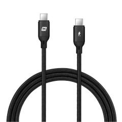 Momax - Go Link USB-C to USB-C PD 1.2m braided charging cable DC19Dx2 Buy 1 get 1 Free CR-DC19Dx2