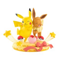 Funism - Pokemon Figures - Party Eevee & Pikachu (Medium Size) CR-EB-PK-PT-M