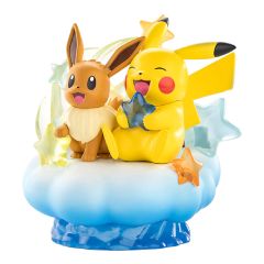 Funism - Pokemon Figures - Cosmic Eevee & Pikachu (Medium Size) CR-EB-PK-XN-M