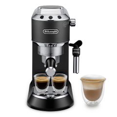 De'Longhi - Dedica Style Series Pump-driven Espresso Coffee Machine EC685 - (Black/Silver/Red) CR-EC685-all