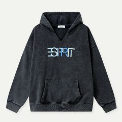 (eVoucher) Esprit Oversized V-neck Hoodie (Navy