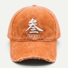(eVoucher) Esprit "SAN" Washed Distressed Baseball Cap (Orange) EUCP0461 CR-EUCP0461OG0F