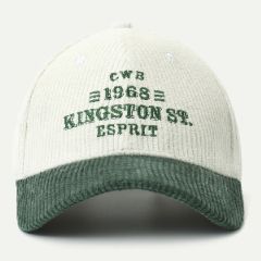 (eVoucher) Esprit Embroidered Corduroy Cap - Kingston St. (Green) CR-EUHT0183GN0F