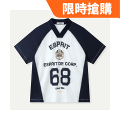(eVoucher) Esprit 68 Raglan Sleeve Jersey Tee (White
