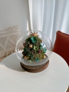 Flowery Forest - 聖誕保鮮花工作坊-聖誕樹燈座