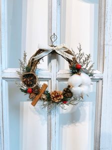 Flowery Forest - 聖誕保鮮花工作坊-聖誕樹燈座