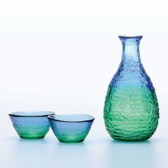 Toyo-Sasaki - Hand Made in Japan Sake Glass Set (G604-M77) CR-G604-M77