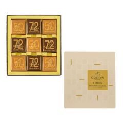 GODIVA - 片裝巧克力禮盒9片裝 (特別版) CR-GD-Carre