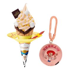 GODIVA x TOY STORY Almond White Chocolate Soft Serve with a complimentary GODIVA x TOY STORY Mini Bag CR-GD-TYSS2