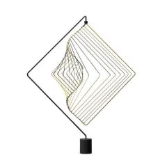 KINETRIKA - Mobile Kinetic Square Wave With Stand Gold CR-GOL_1015