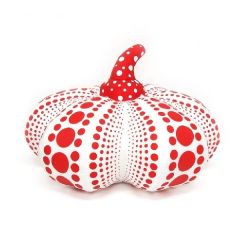 Yayoi Kusama - Soft Sculpture Pumpkin (S) - White/Red CR-GOL_1293_40001