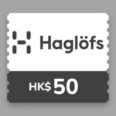 Haglöfs 電子現金劵 - HK$50 CR-HaglofseVHKD50