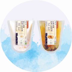 [電子換領券] 健康工房 - 椰汁桃膠雪蓮子西米露 / 紅棗桂圓雪蓮子燉桃膠 (2選1) CR-HW-DessertB