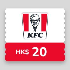 KFC $20 電子現金券 CR-KFC-20