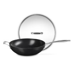 Le Creuset - Essential Non-Stick Ceramic Stirfrying Pan / Glass Lid (Multi Options) CR-LC-ENS-CSP-MO